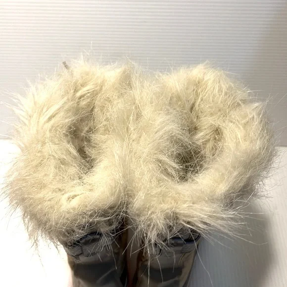 SOREL TOFFINO II Waterproof Quilted Faux Fur Cuffs Lace Up Winter Snow Boots 9.5 - Picture 10 of 16